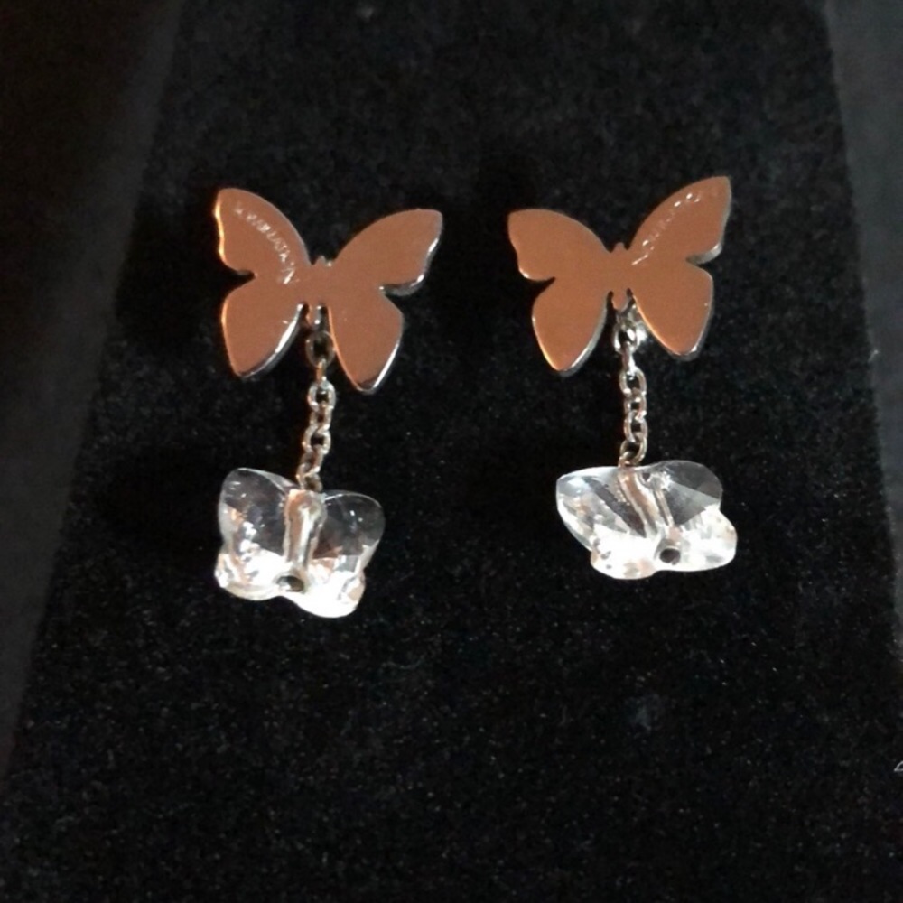 Vintage Nominations Butterfly Dangle Earrings